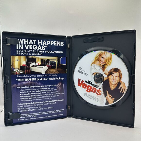 What Happens In Vegas DVD Movie Rated PG13 Widescreen Cameron Diaz - Picture 3 of 3